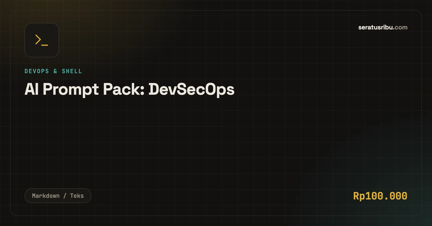 Tampilan AI Prompt Pack: DevSecOps