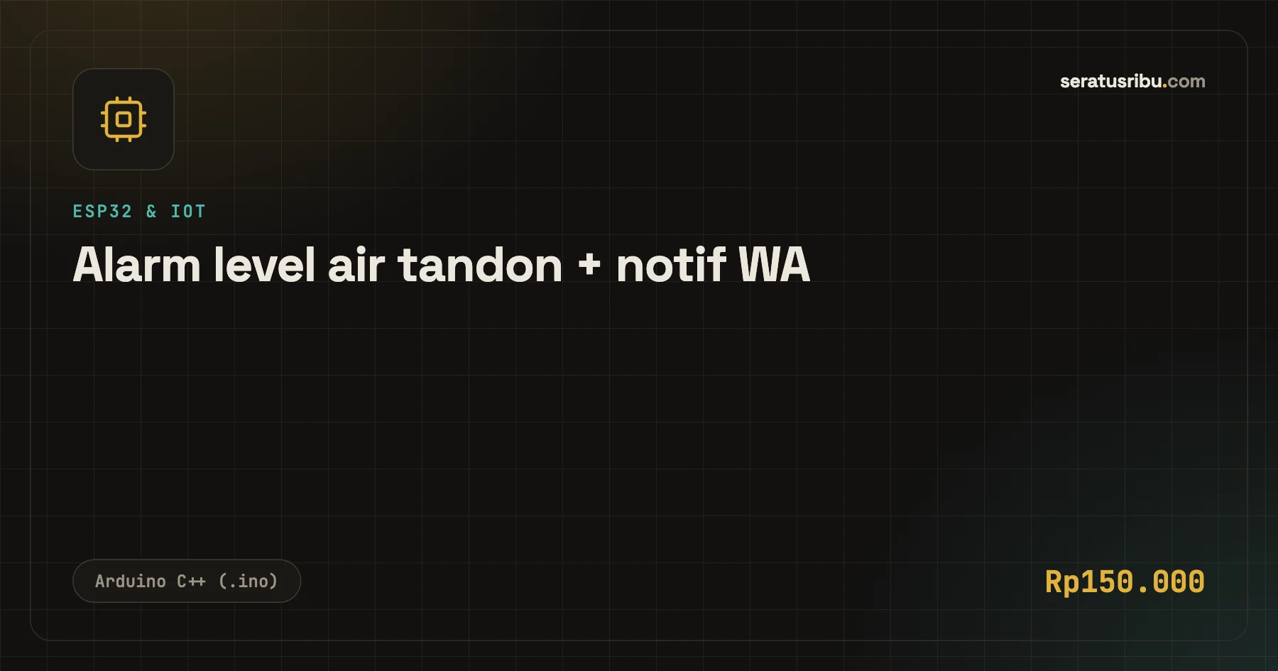 Alarm level air tandon + notif WA
