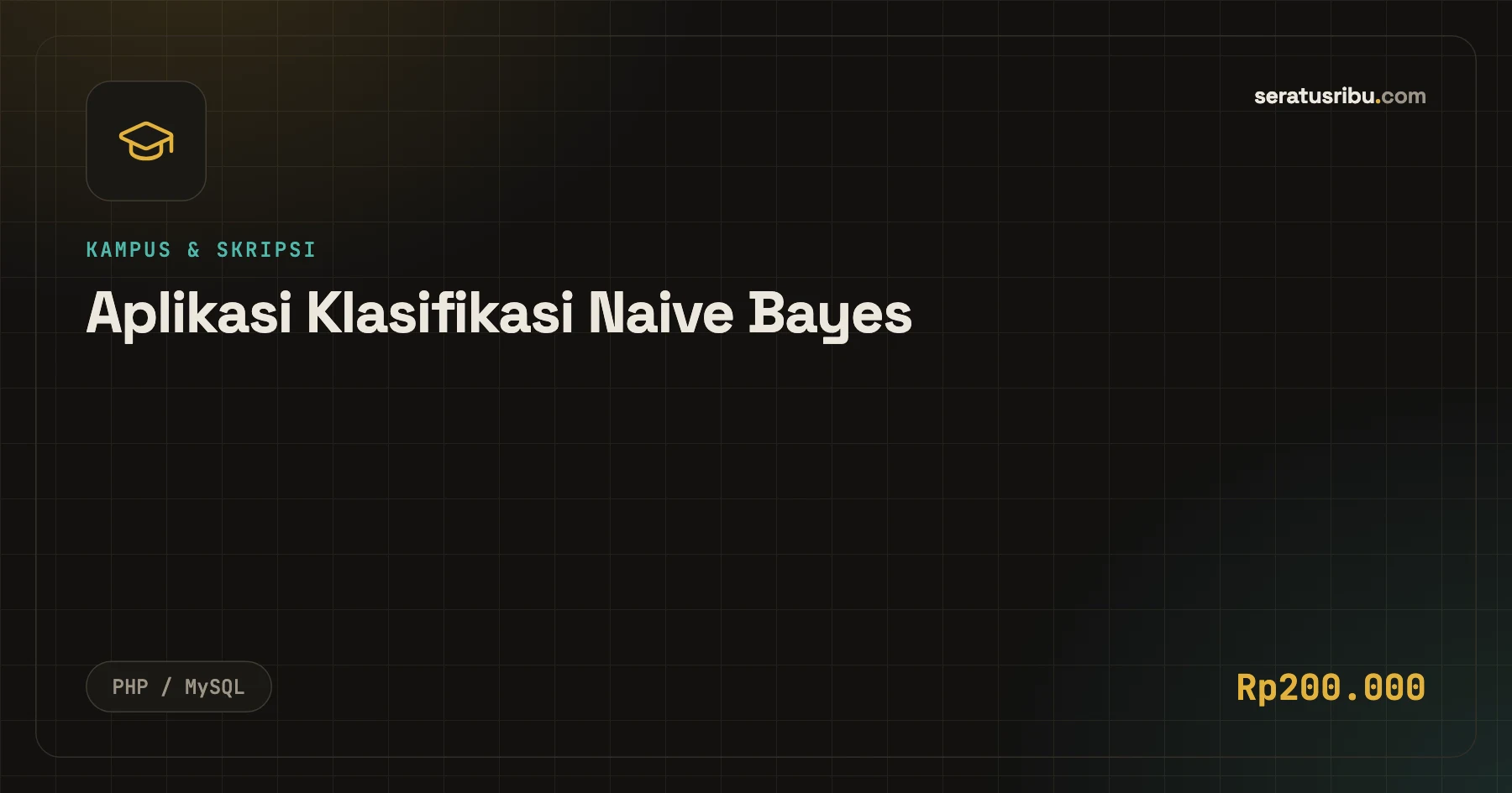 Aplikasi Klasifikasi Naive Bayes