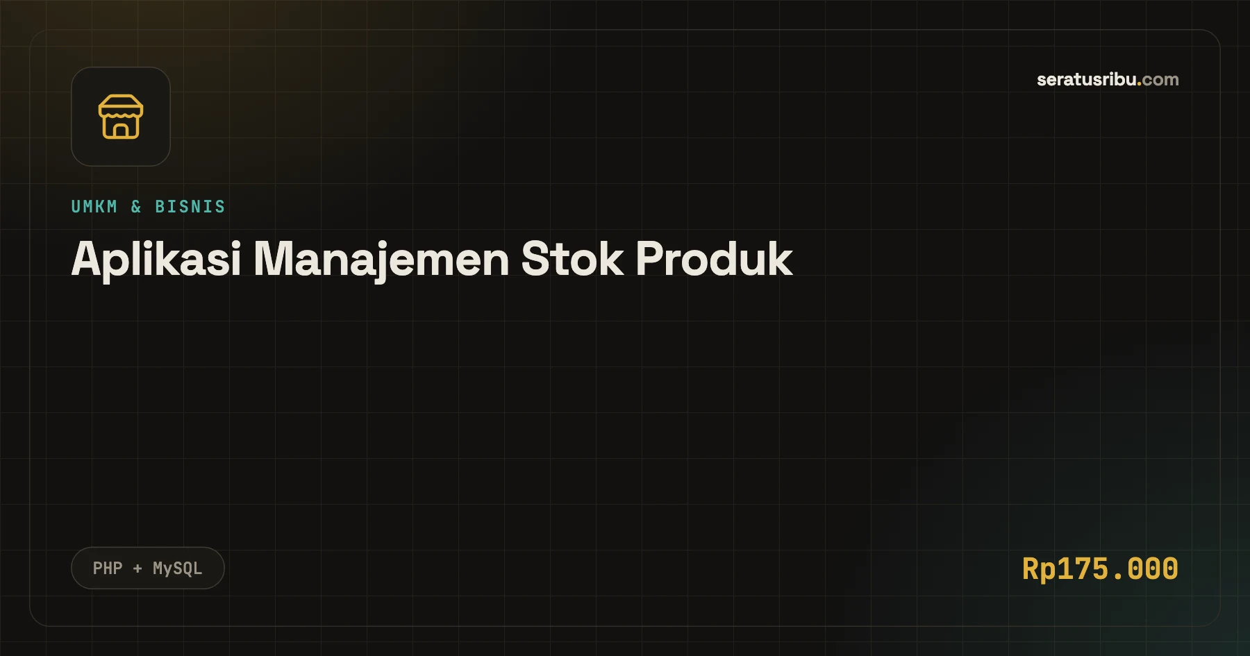 Aplikasi Manajemen Stok Produk