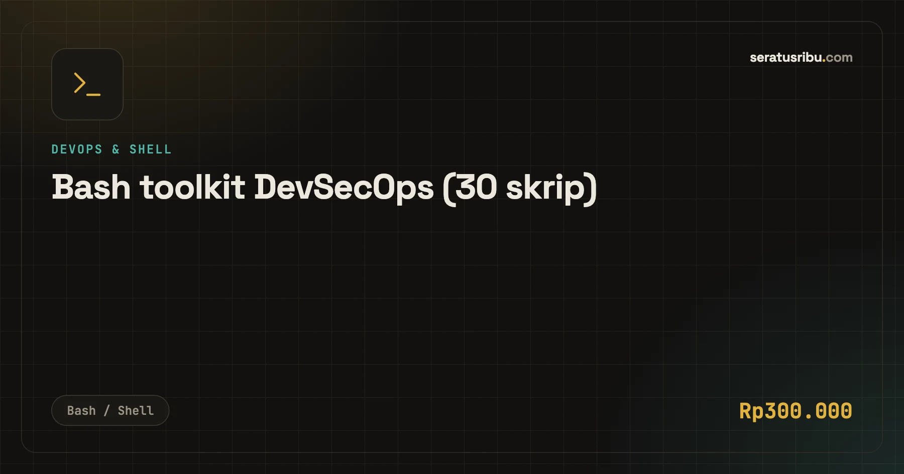 Bash toolkit DevSecOps (30 skrip)