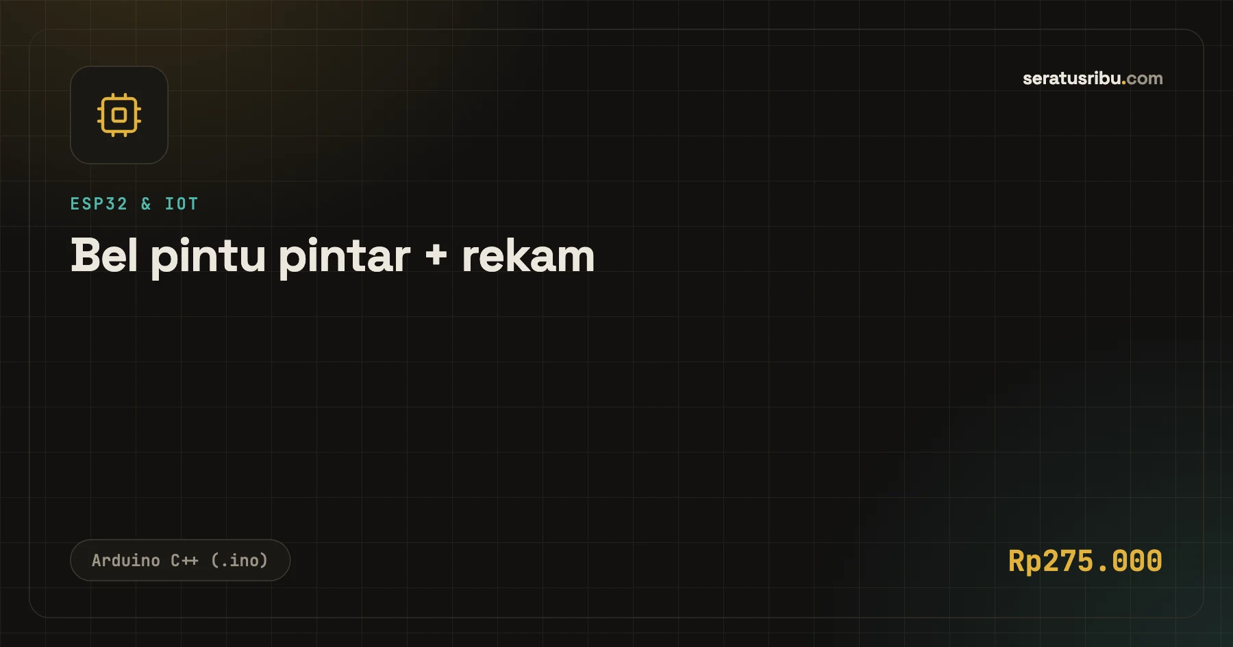 Bel pintu pintar + rekam