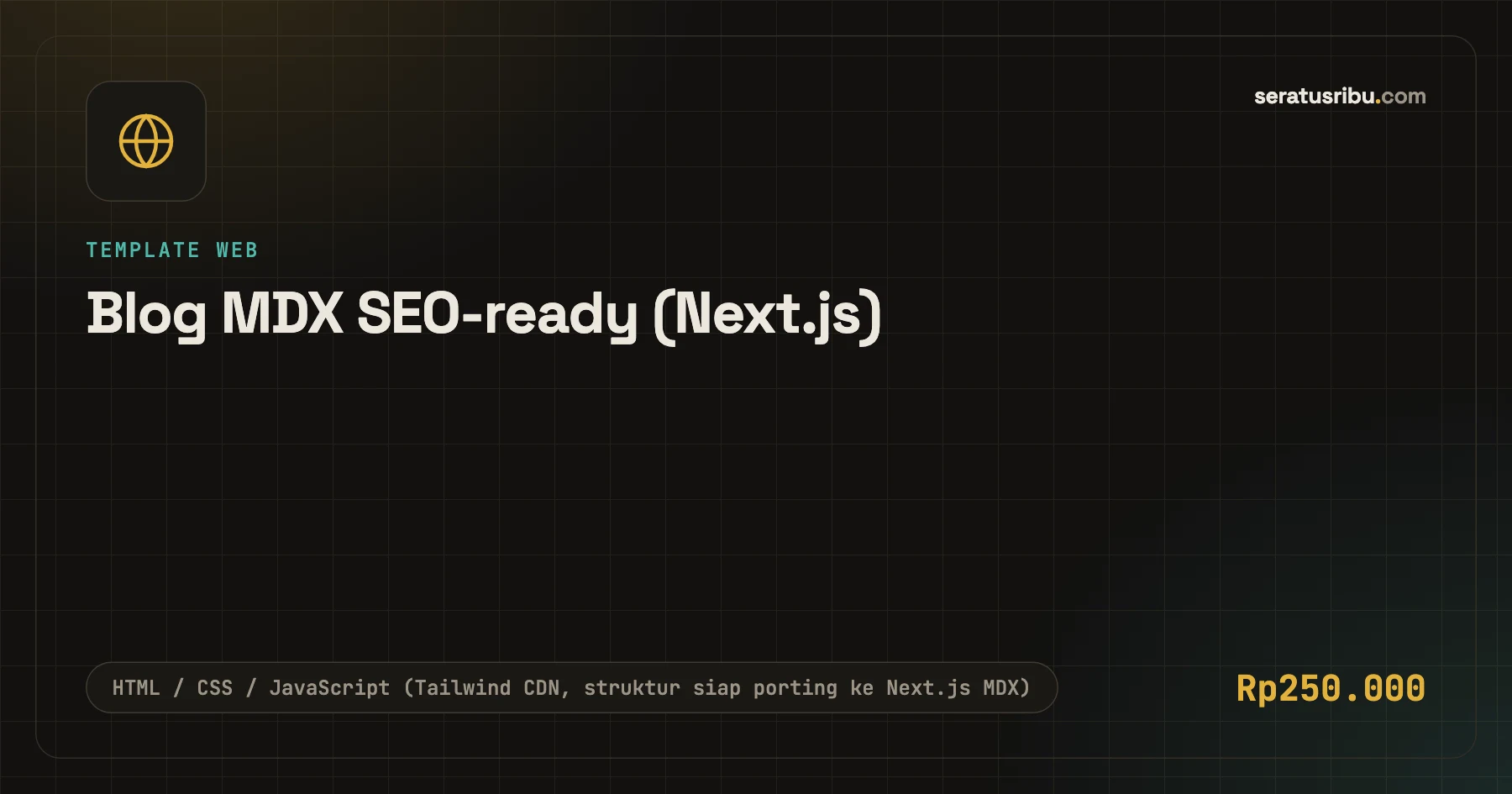 Blog MDX SEO-ready (Next.js)