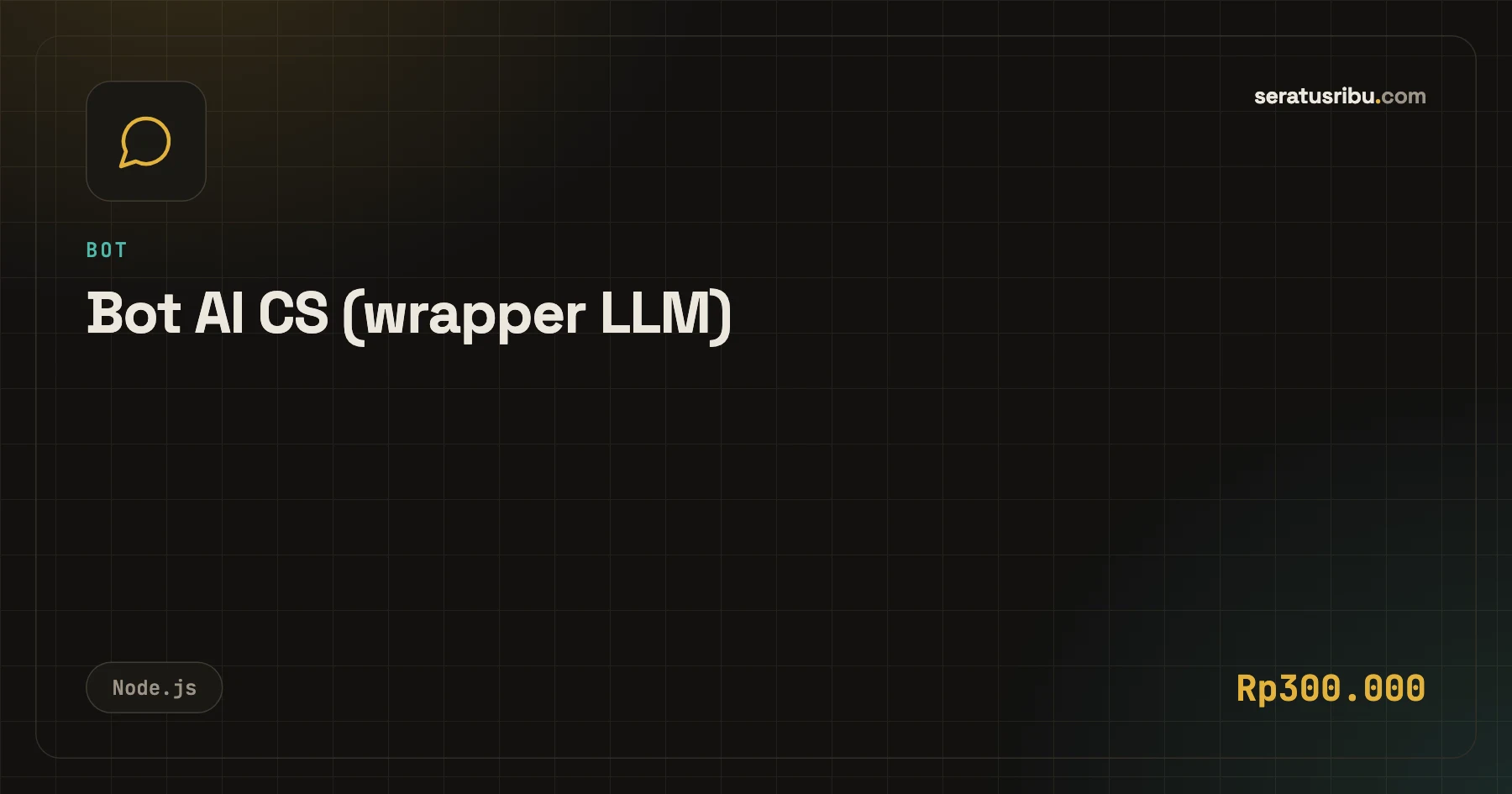 Bot AI CS (wrapper LLM)