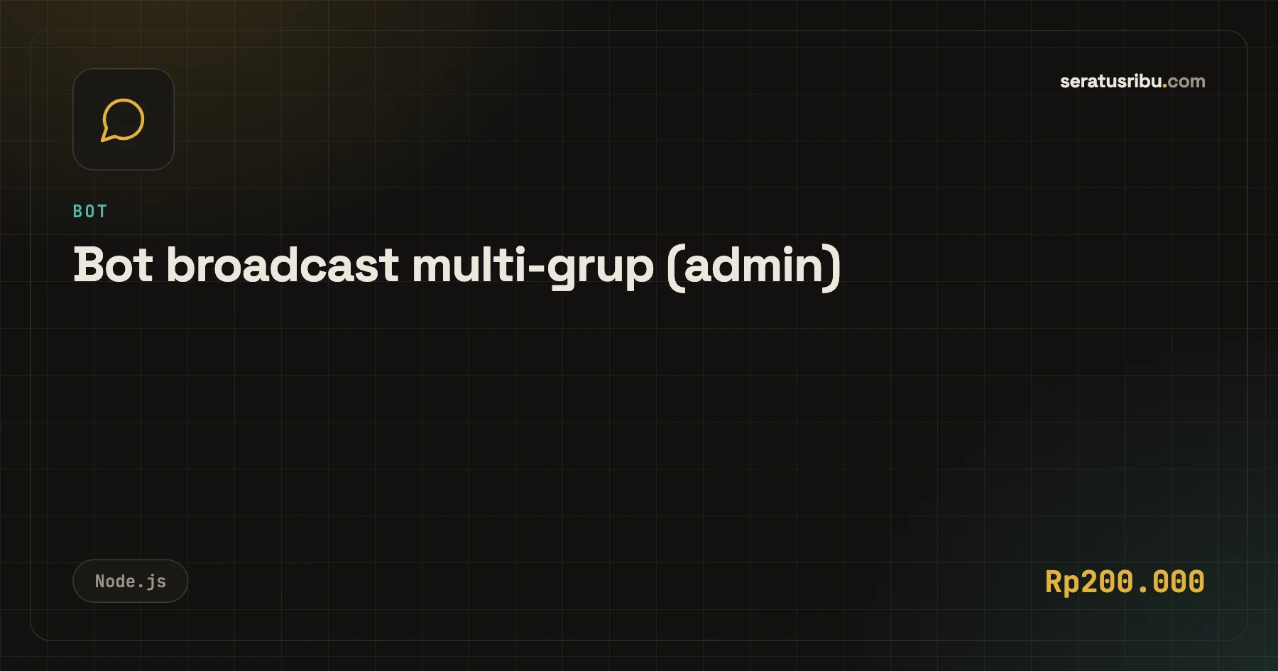 Bot broadcast multi-grup (admin)
