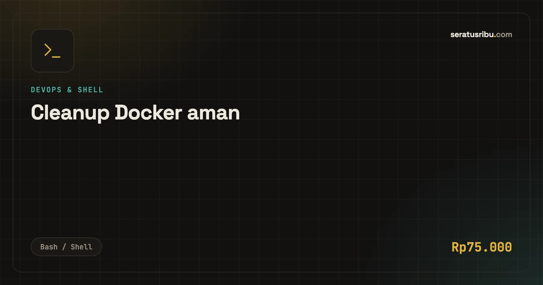 Cleanup Docker aman