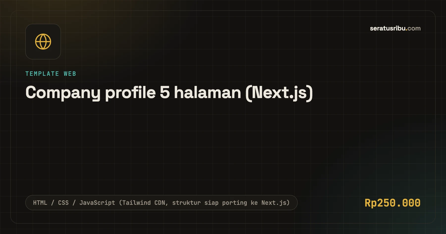 Company profile 5 halaman (Next.js)