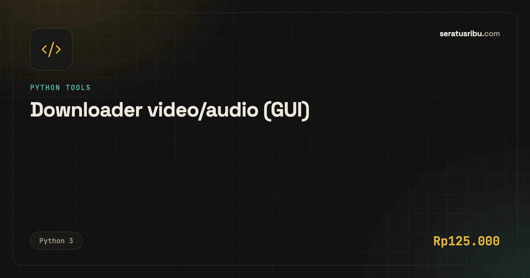 Downloader video/audio (GUI)