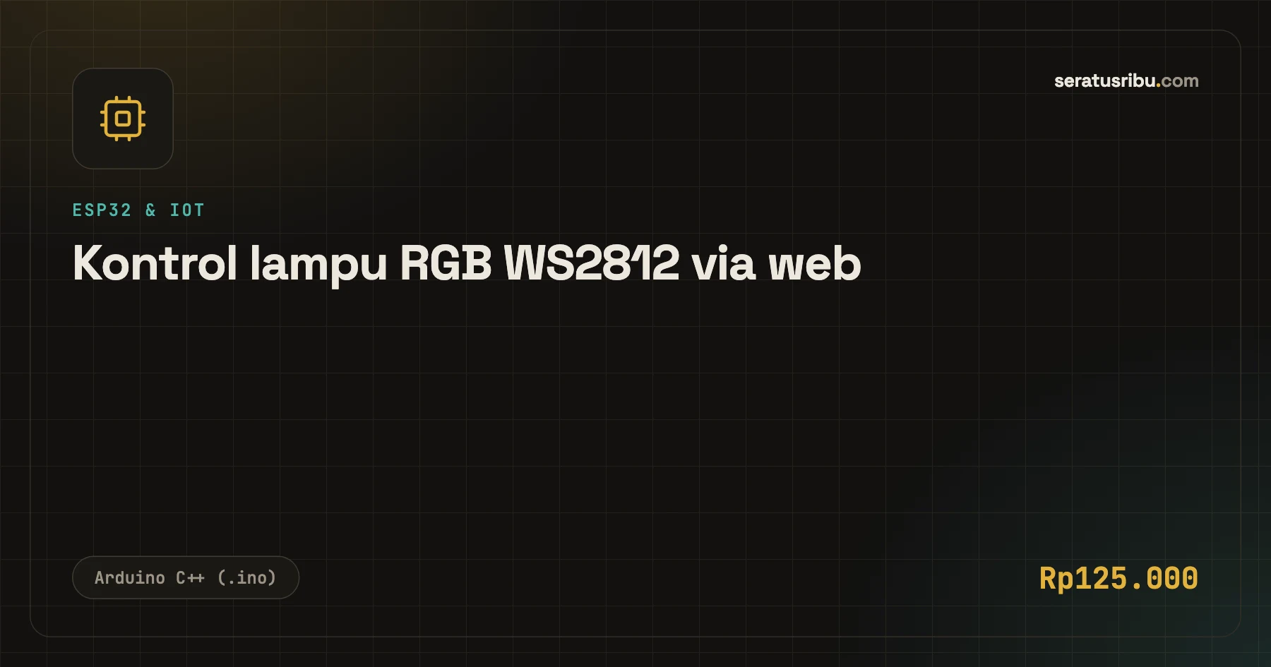 Kontrol lampu RGB WS2812 via web