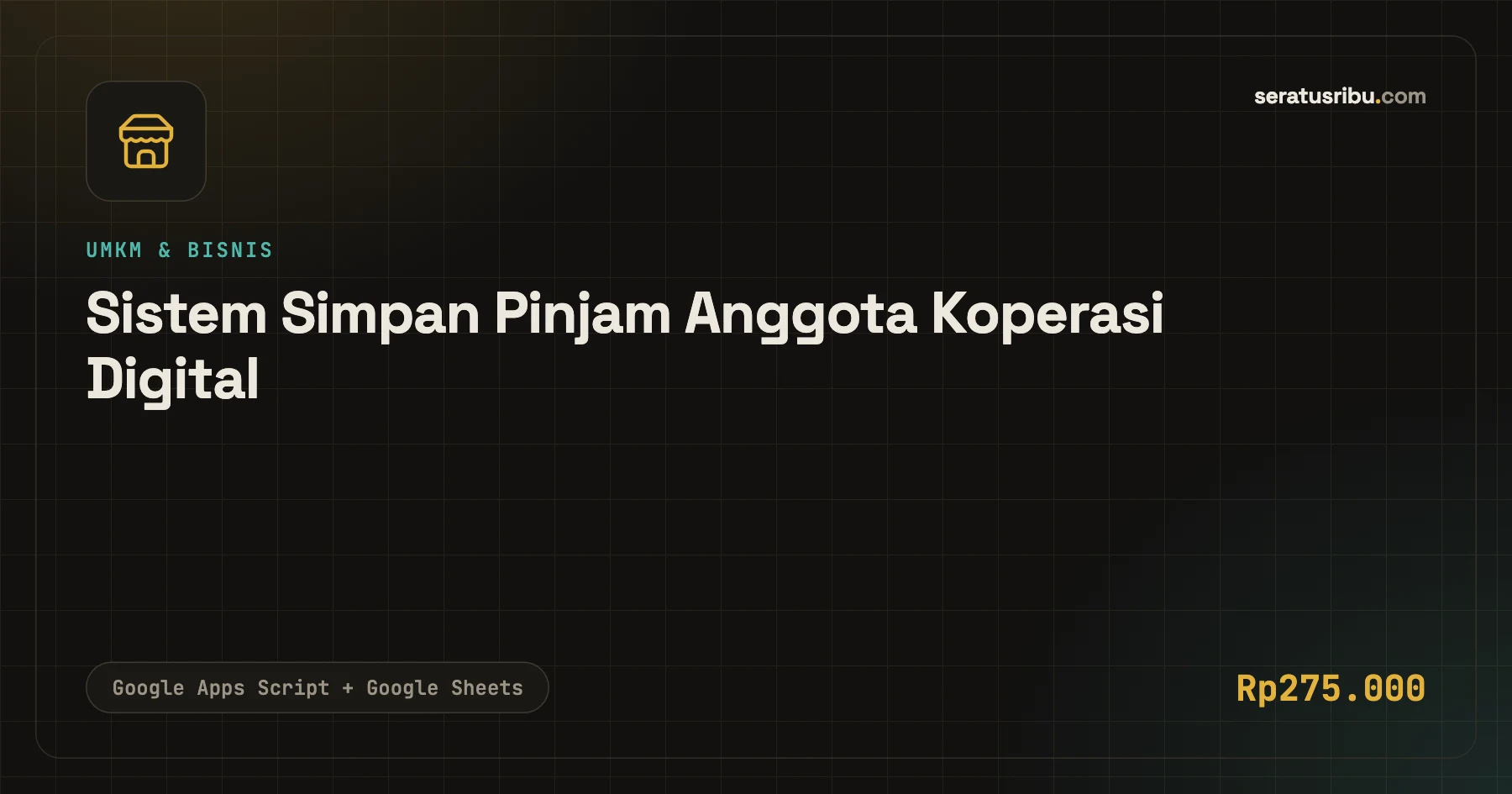 Tampilan Sistem Simpan Pinjam Anggota Koperasi Digital