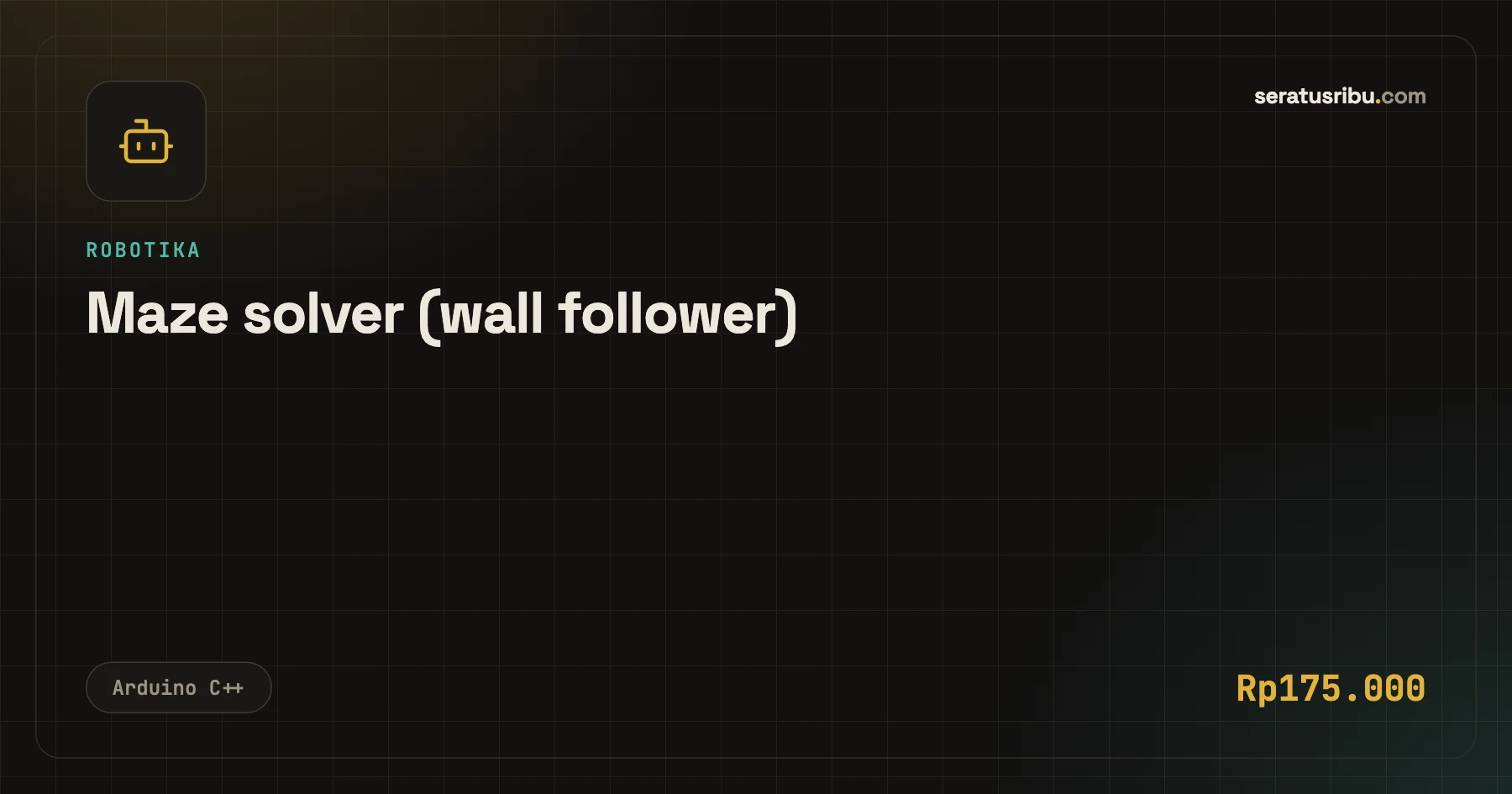 Maze solver (wall follower)