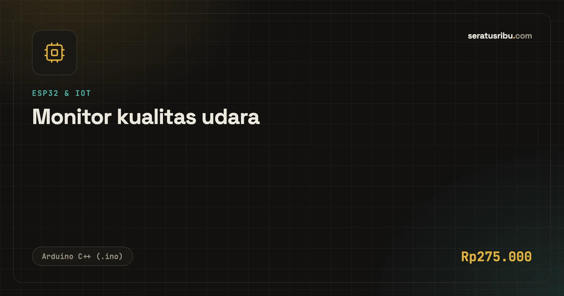 Monitor kualitas udara