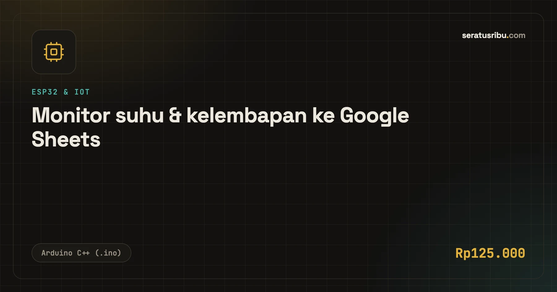 Monitor suhu & kelembapan ke Google Sheets