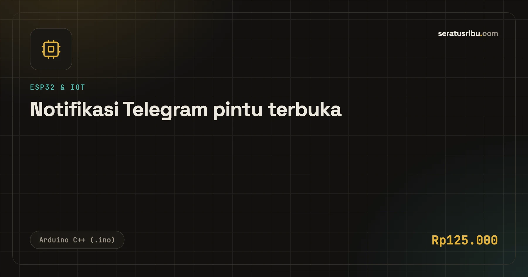 Notifikasi Telegram pintu terbuka