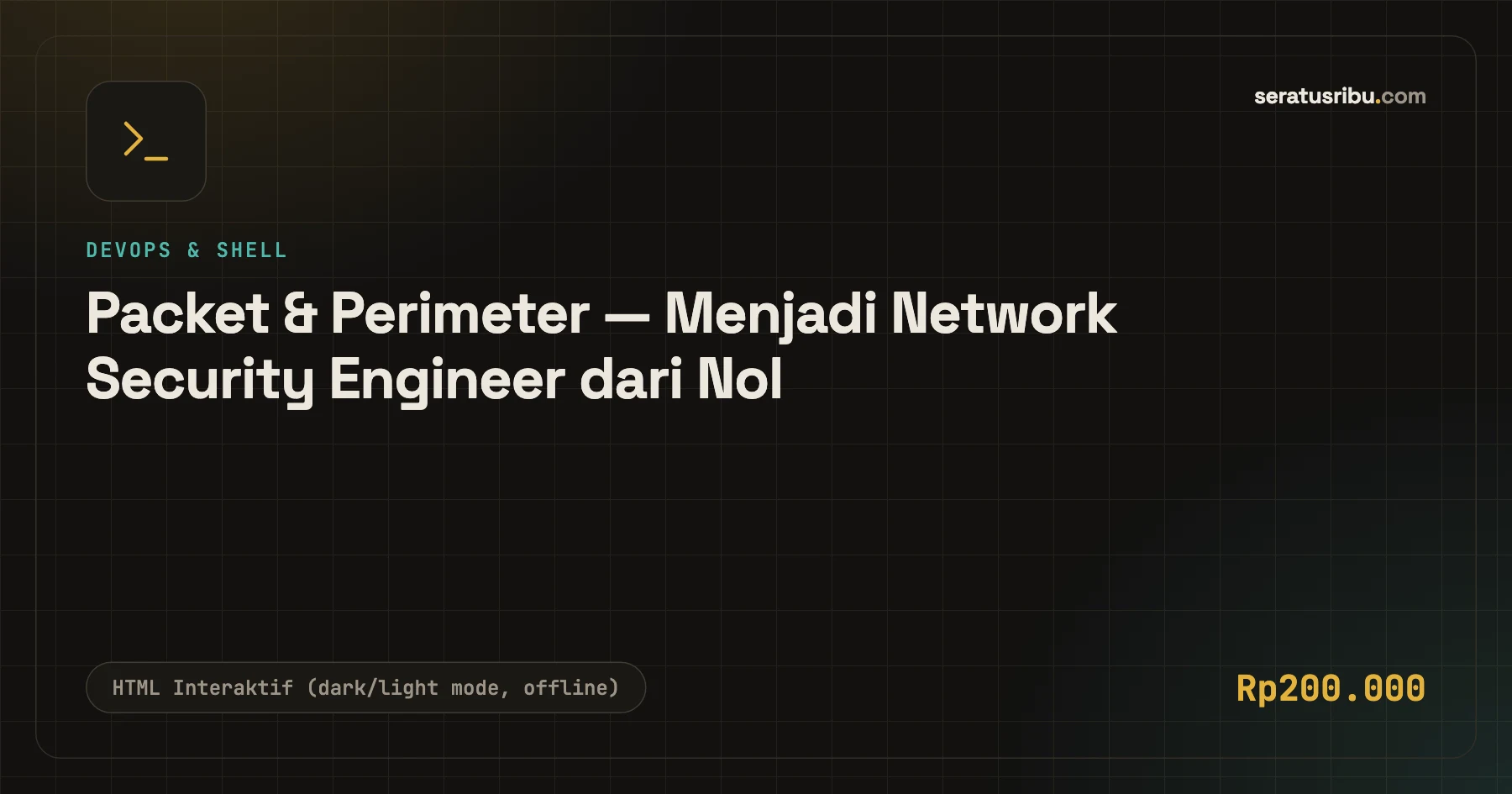 Tampilan Packet & Perimeter — Menjadi Network Security Engineer dari Nol