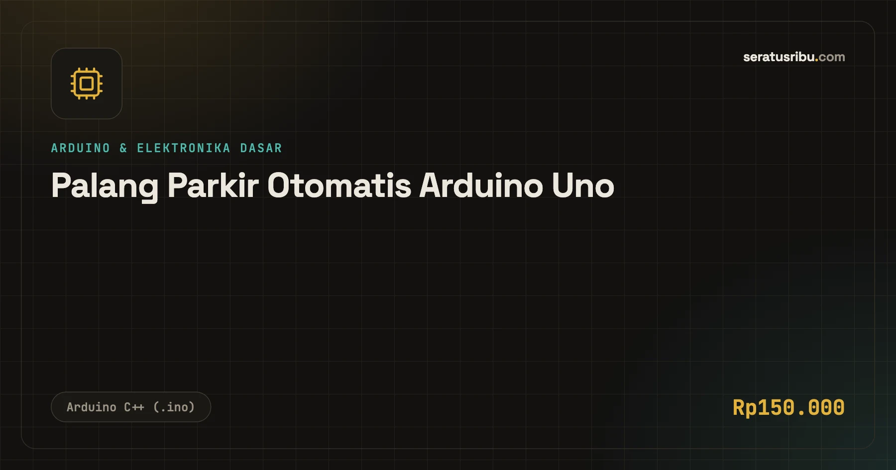 Tampilan Palang Parkir Otomatis Arduino Uno