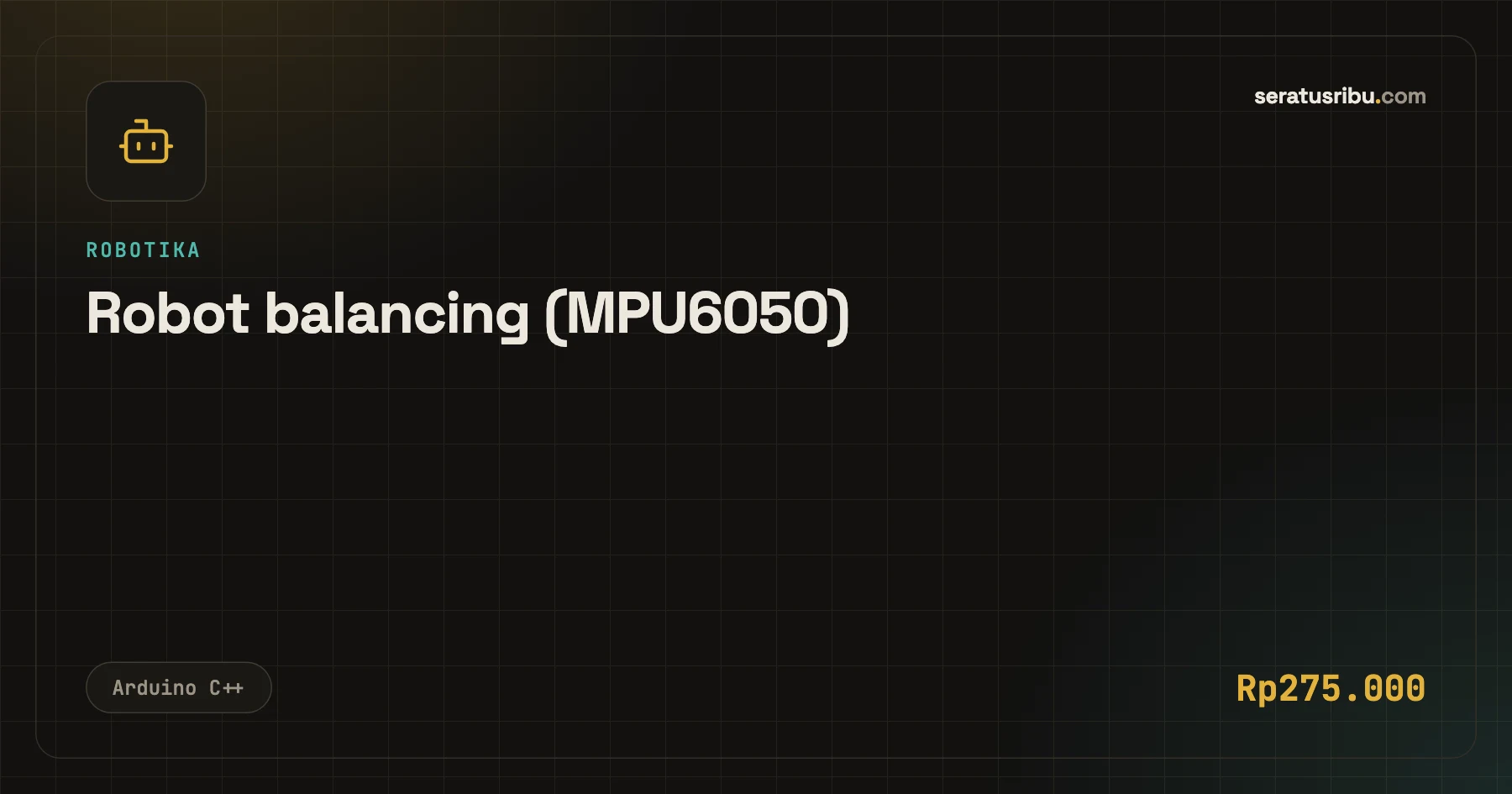 Robot balancing (MPU6050)