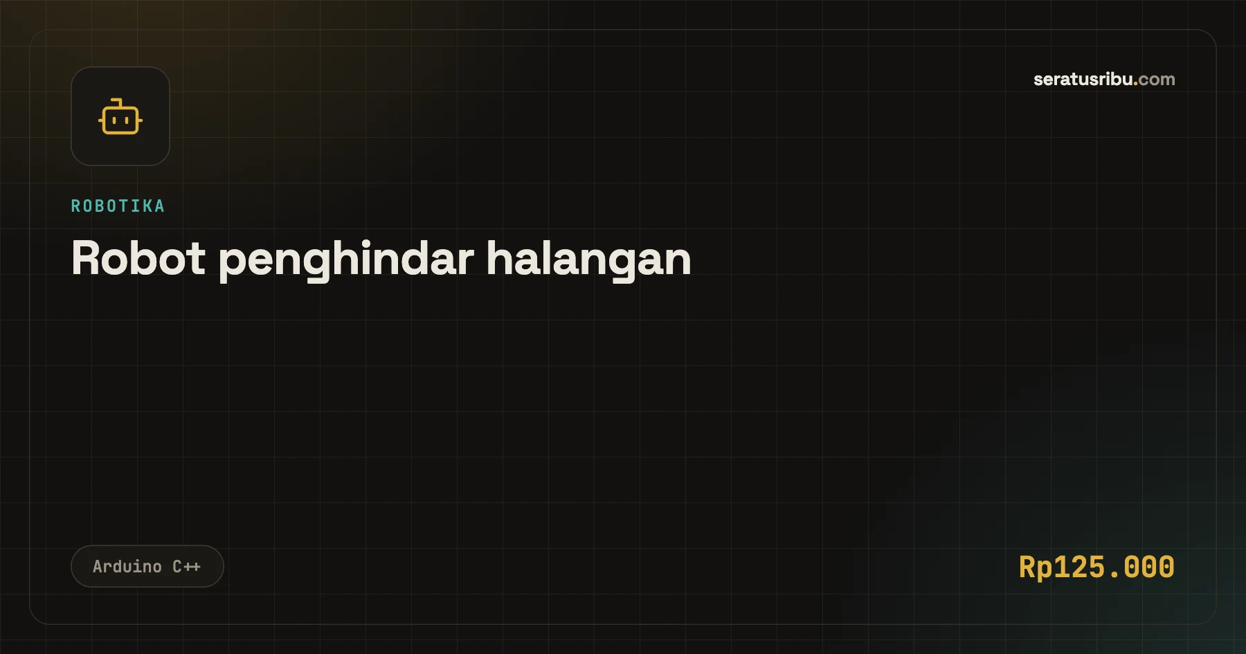 Robot penghindar halangan
