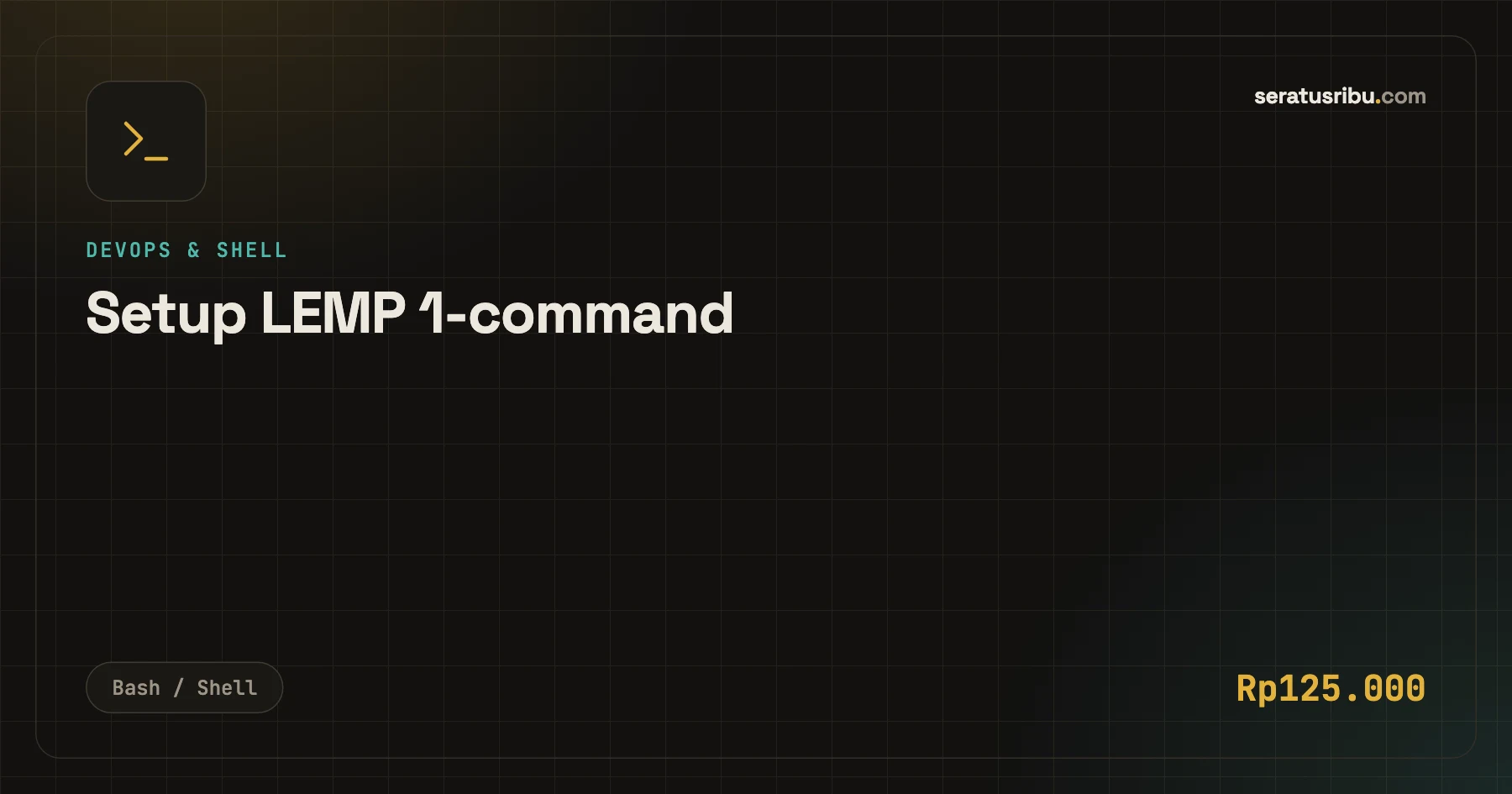 Setup LEMP 1-command
