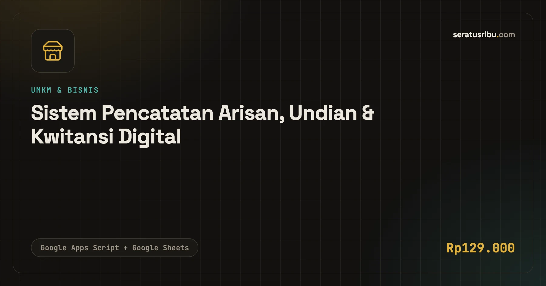 Tampilan Sistem Pencatatan Arisan, Undian & Kwitansi Digital