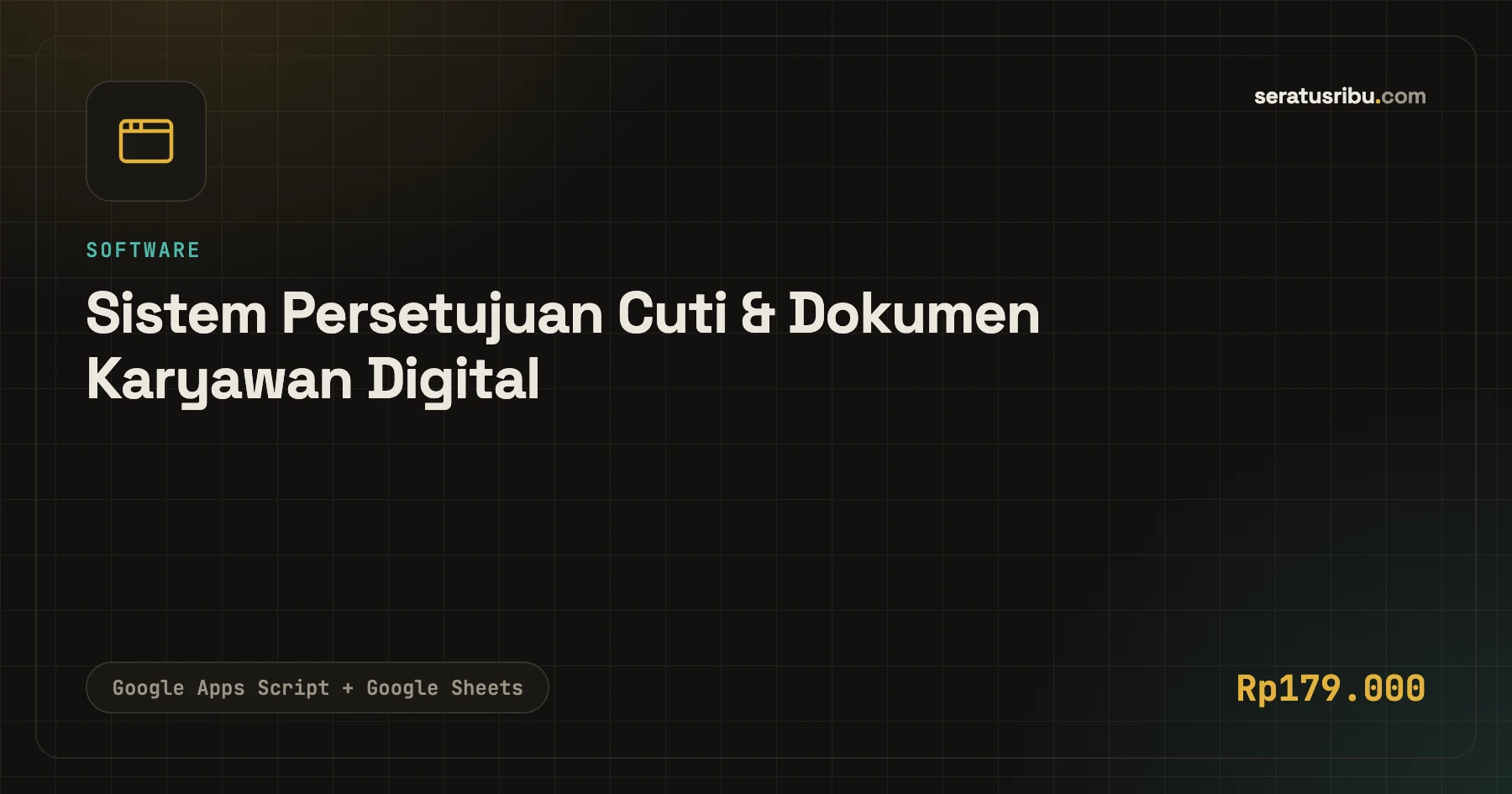 Tampilan Sistem Persetujuan Cuti & Dokumen Karyawan Digital