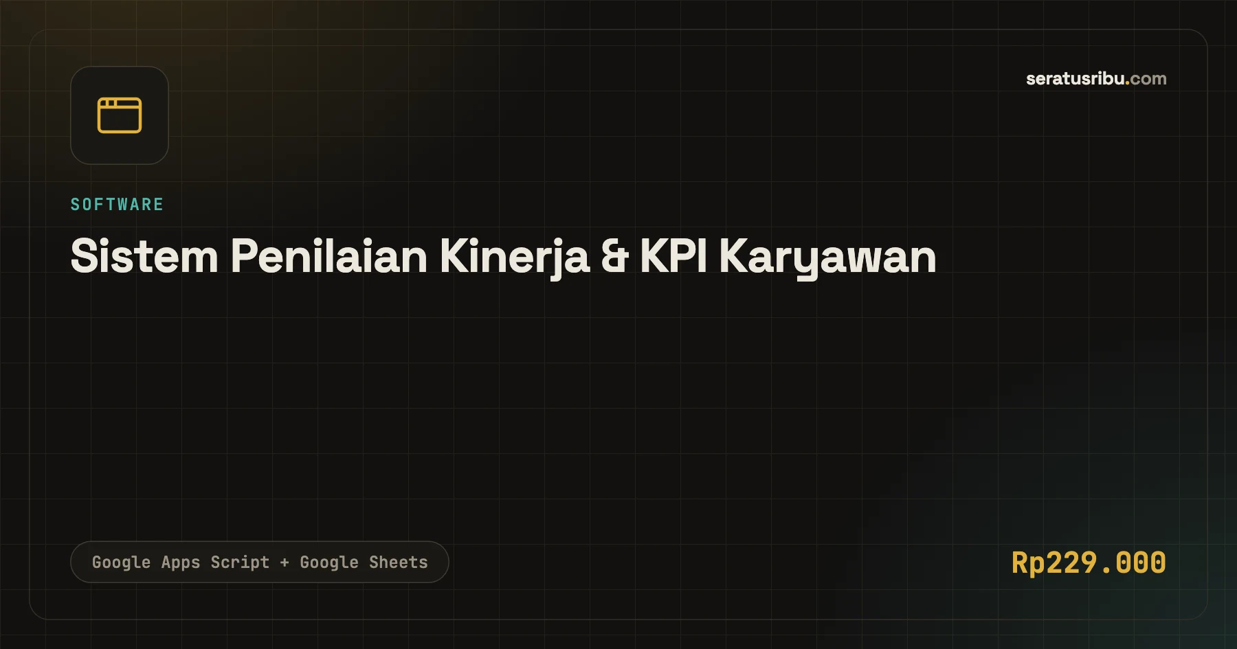 Tampilan Sistem Penilaian Kinerja & KPI Karyawan