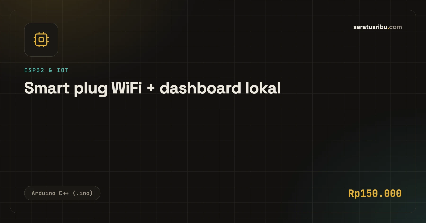 Smart plug WiFi + dashboard lokal