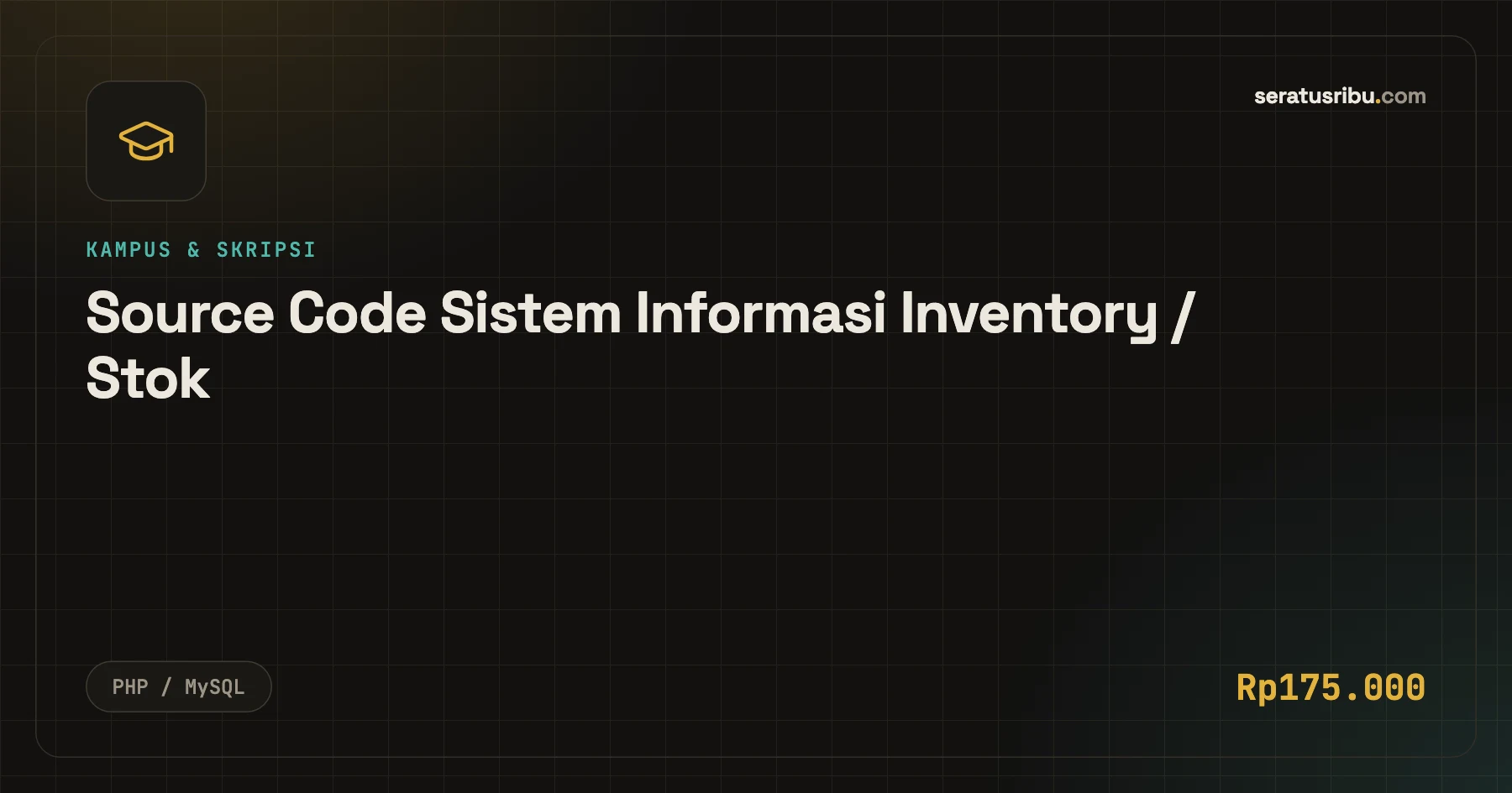 Source Code Sistem Informasi Inventory / Stok