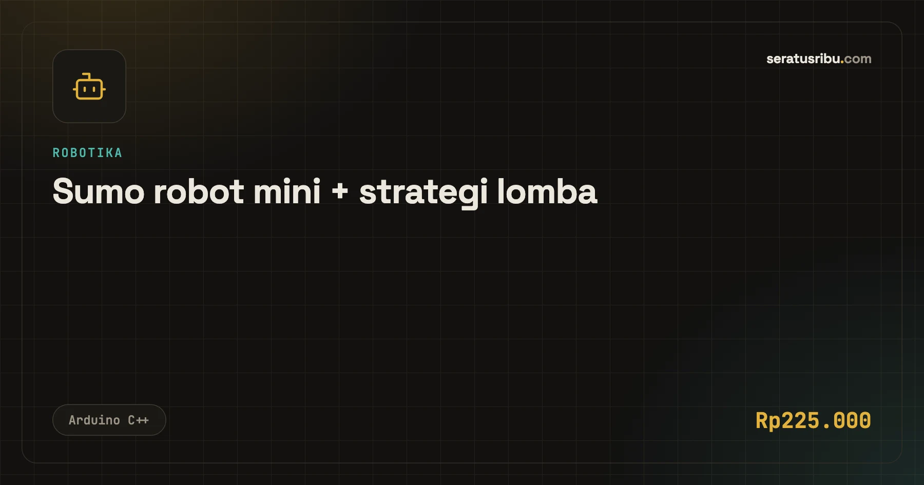 Sumo robot mini + strategi lomba
