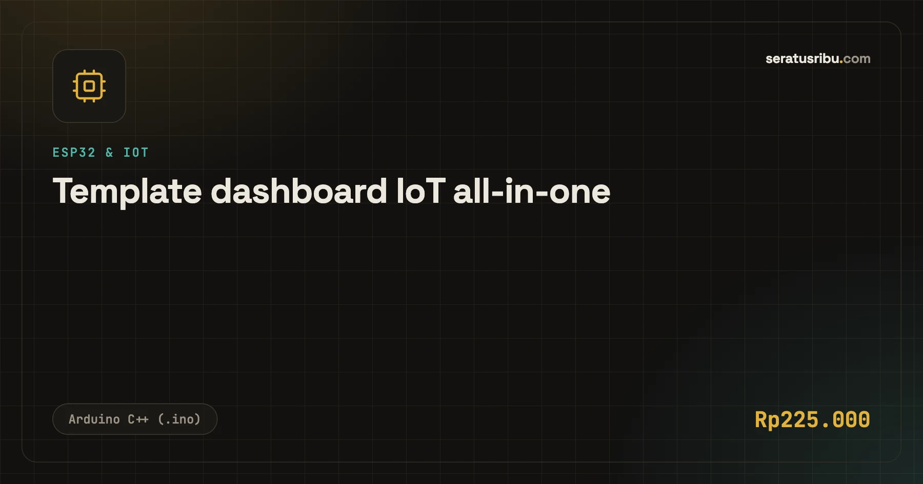 Template dashboard IoT all-in-one