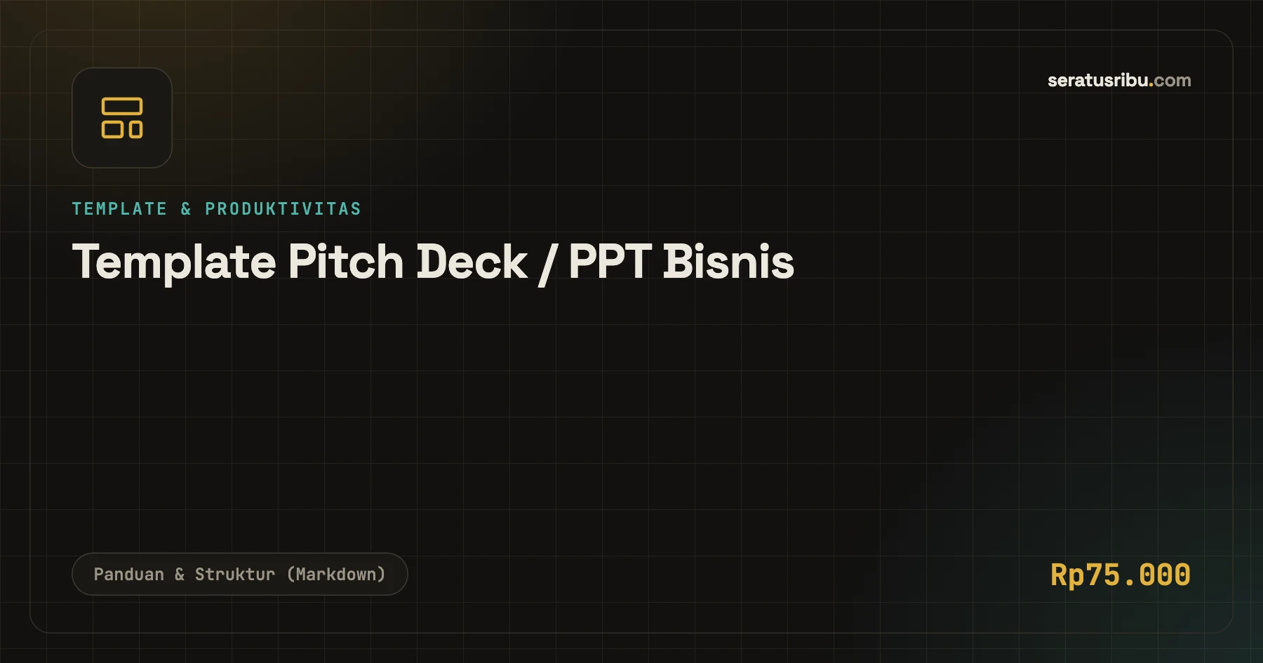 Template Pitch Deck / PPT Bisnis