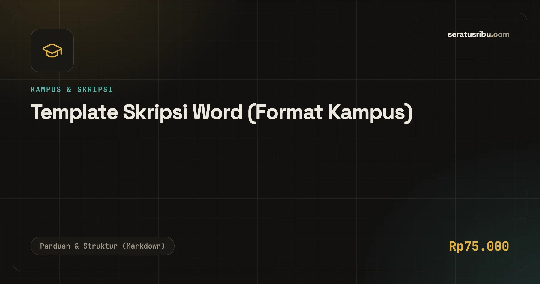 Template Skripsi Word (Format Kampus)