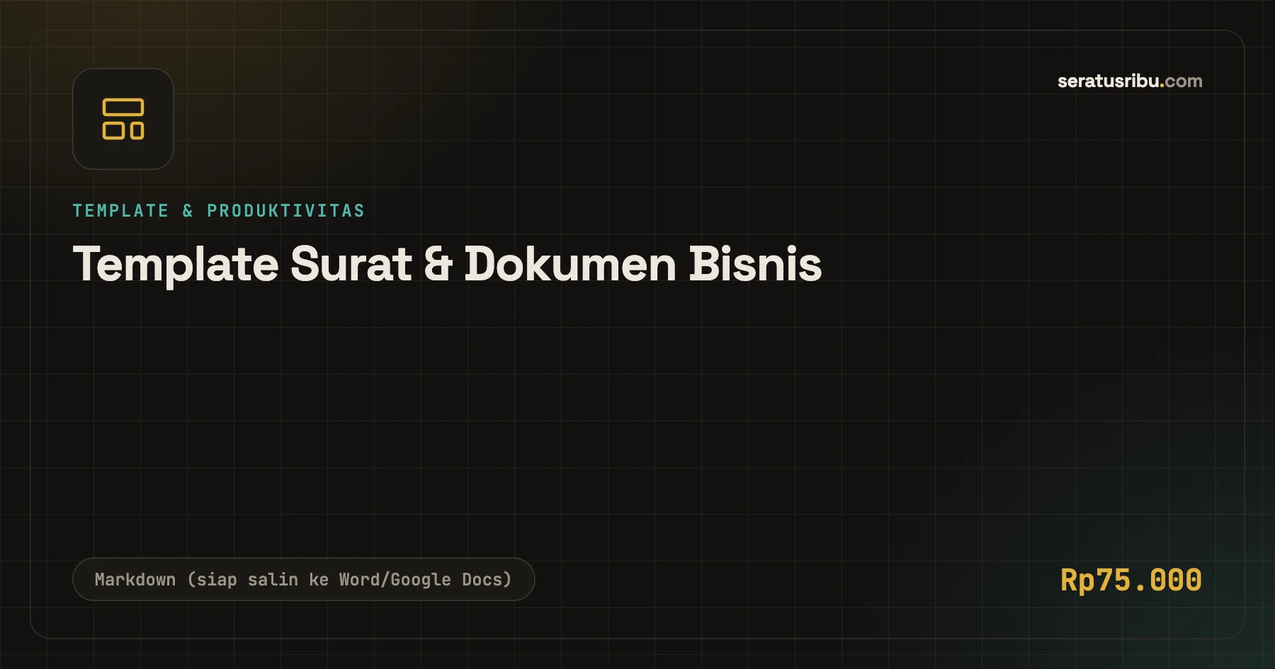 Template Surat & Dokumen Bisnis