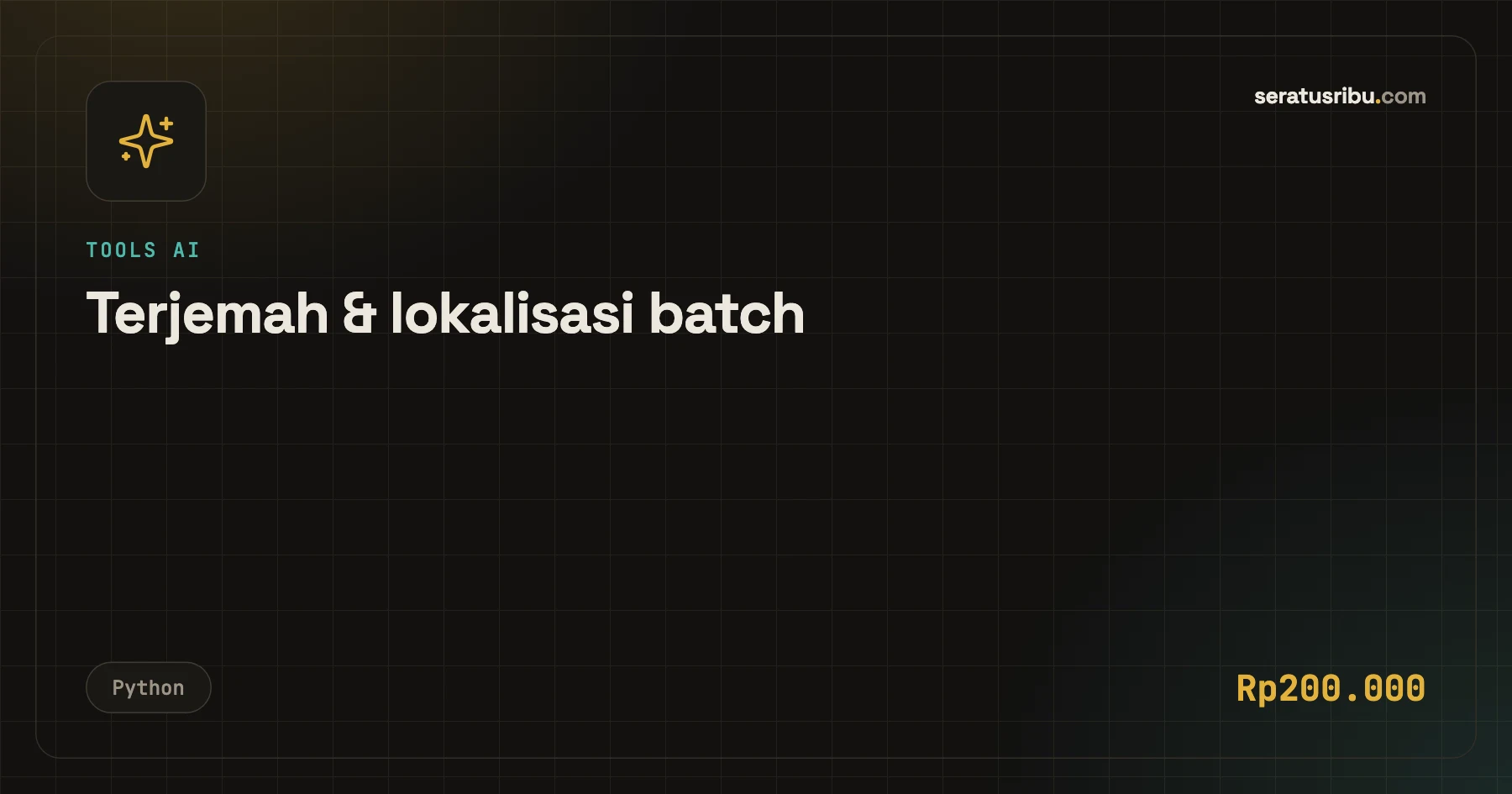 Terjemah & lokalisasi batch