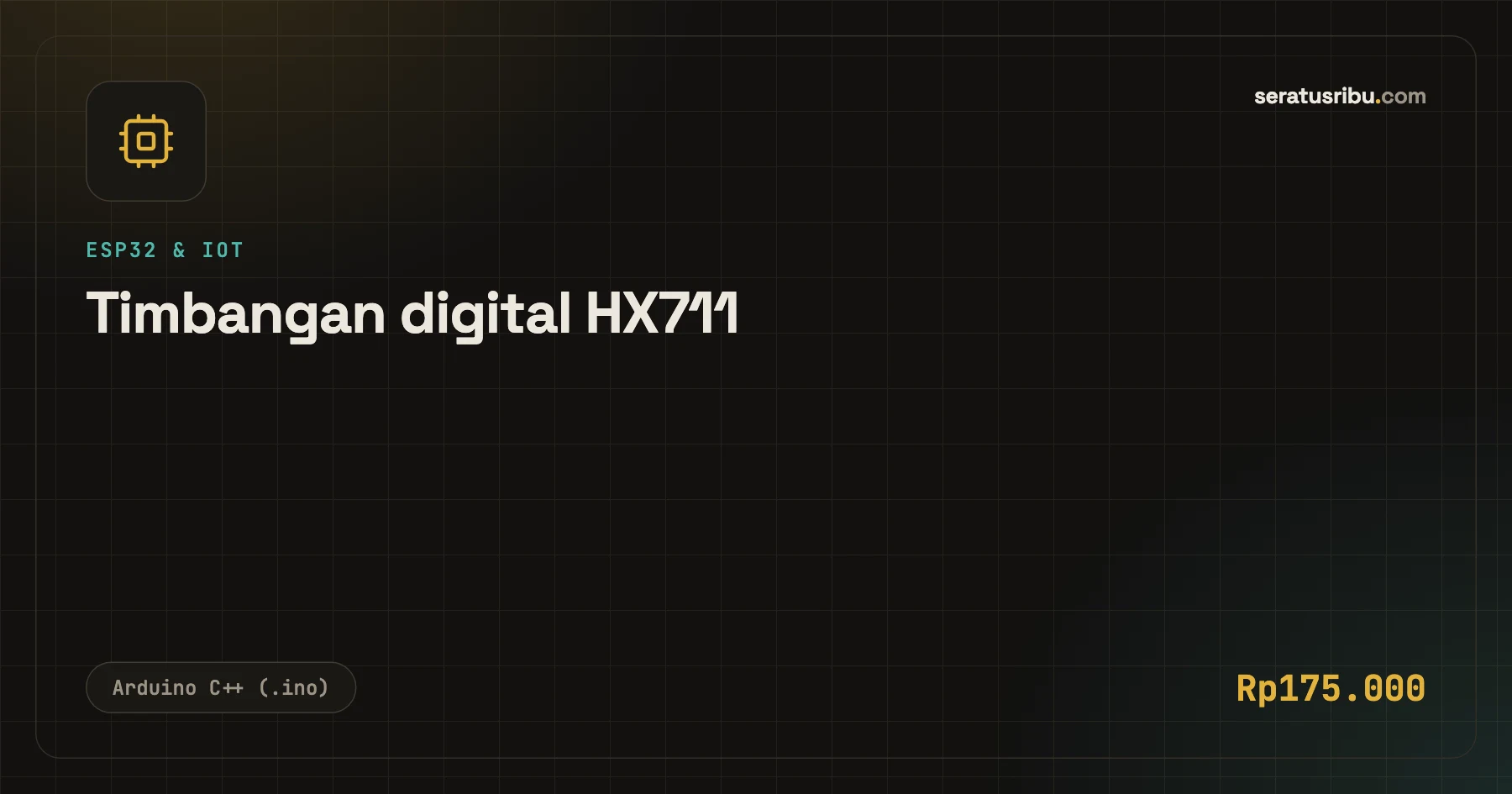 Timbangan digital HX711