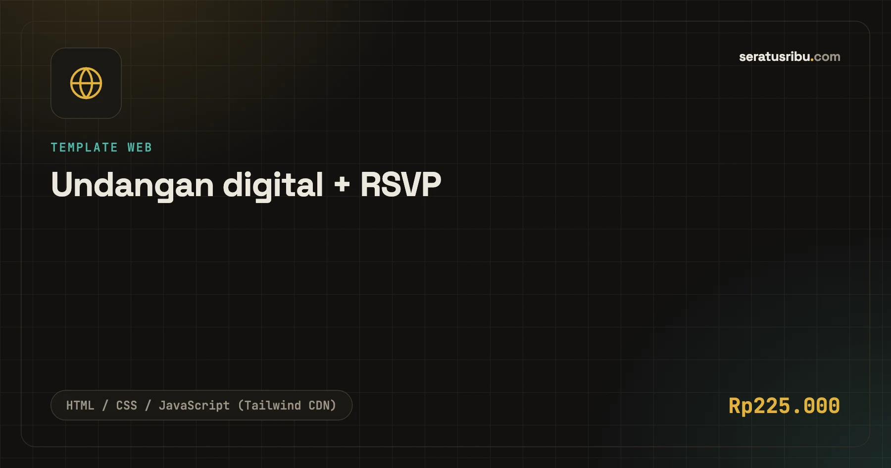 Undangan digital + RSVP