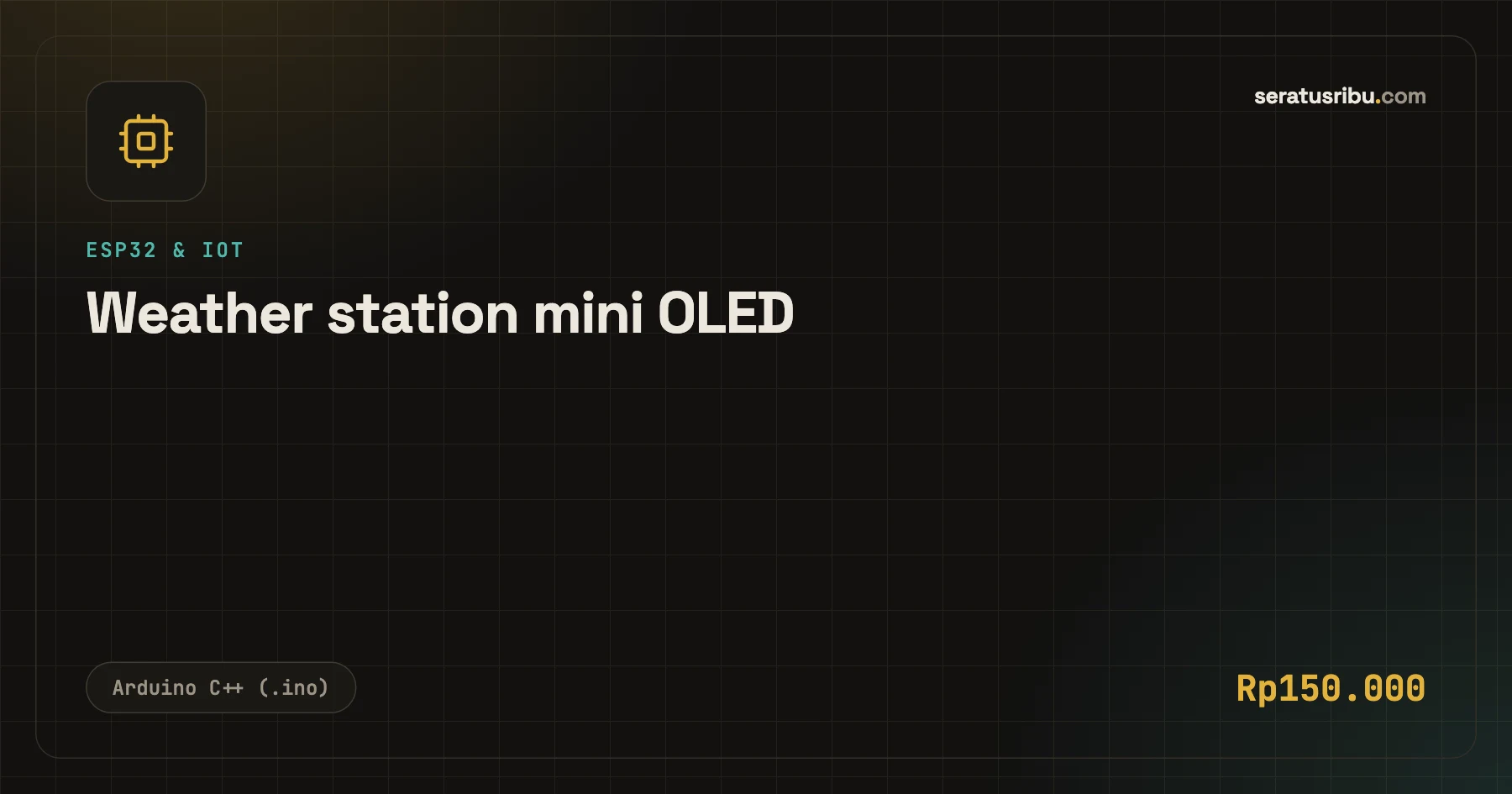 Weather station mini OLED